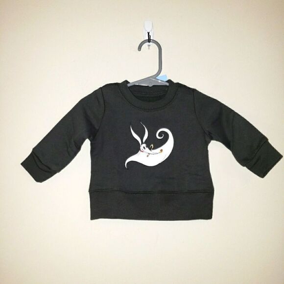 DISNEY BABY NIGHTMARE BEFORE CHRISTMAS ZERO SWEATSHIRT SIZE 3-6 MONTHS NWT - Picture 1 of 3